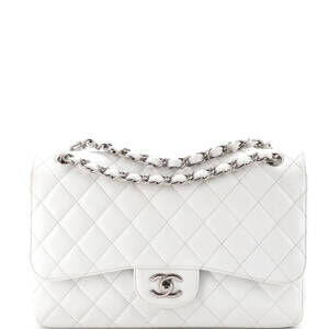 Chanel Jumbo Vintage Classic Double Flap Bag Quilted Caviar